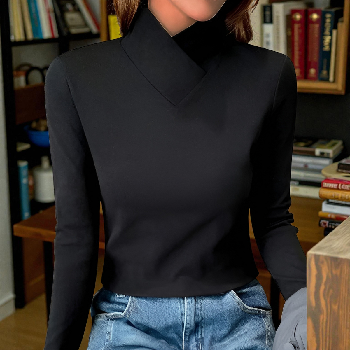 Dimitra | Beznámahavá elegancia asymetrického golieru